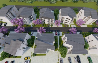 Novozgrajeno stanovanje s pogledom na morje, Zambratija, Umag