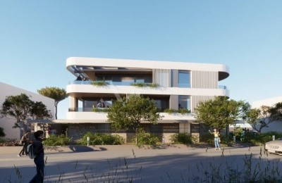 Stan u modernoj zgradi s pogledom na more, Finida, Umag